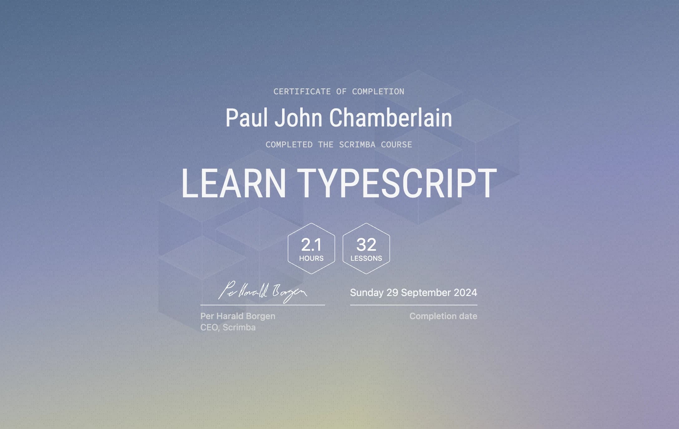 Learn Typescript - Scrimba